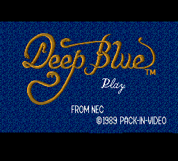 Deep Blue Title Screen